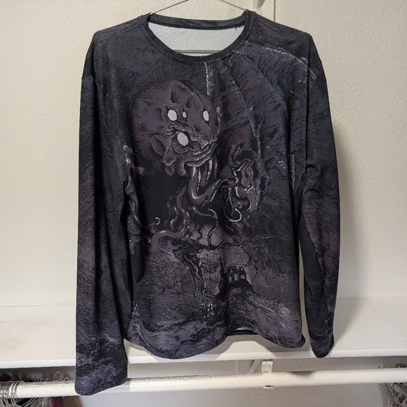 Blackmilk Great Old Ones Long Sleeve Oversized Bft - Picture 2 of 3